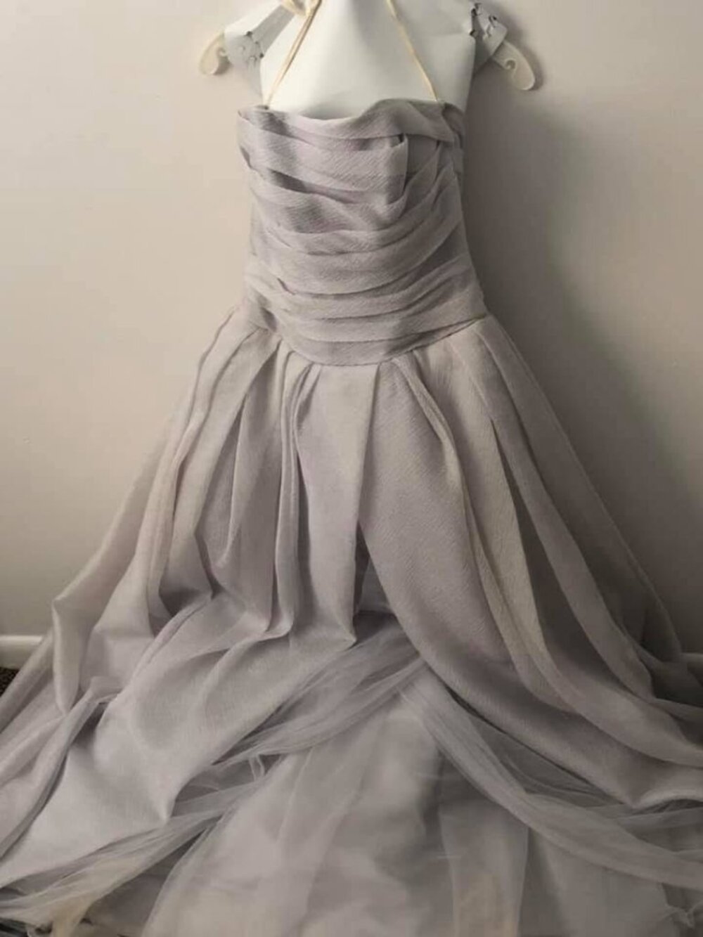Vera Wang Silver wedding dress